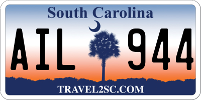 SC license plate AIL944