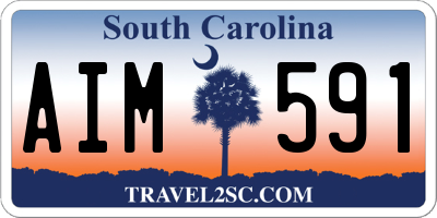 SC license plate AIM591