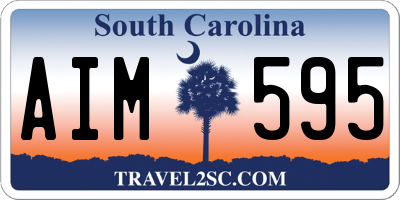 SC license plate AIM595