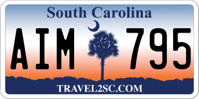 SC license plate AIM795