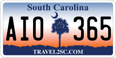 SC license plate AIO365