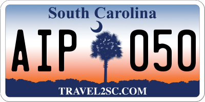 SC license plate AIP050