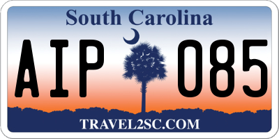 SC license plate AIP085