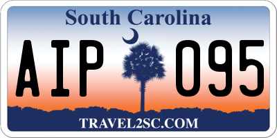 SC license plate AIP095