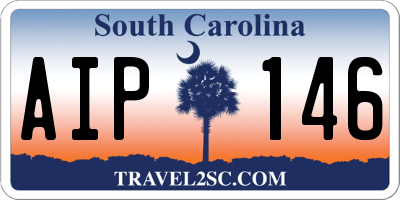 SC license plate AIP146
