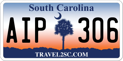 SC license plate AIP306