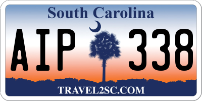 SC license plate AIP338