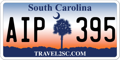 SC license plate AIP395