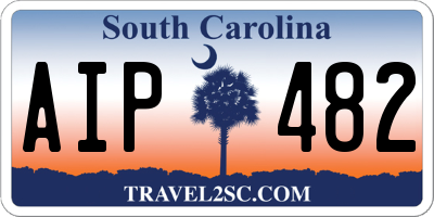 SC license plate AIP482