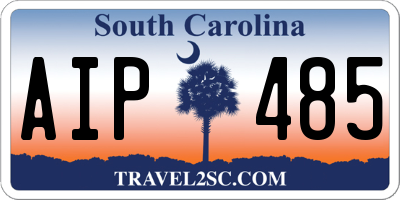 SC license plate AIP485