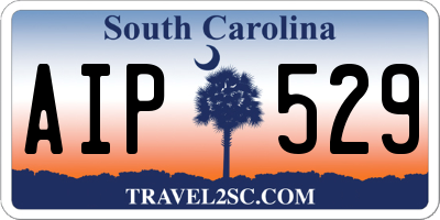 SC license plate AIP529