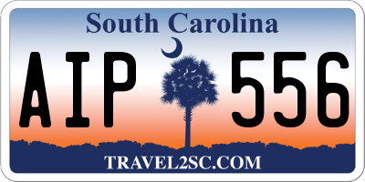 SC license plate AIP556