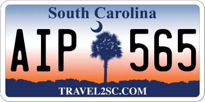 SC license plate AIP565