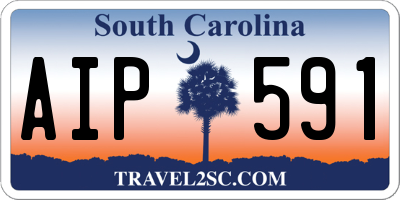 SC license plate AIP591