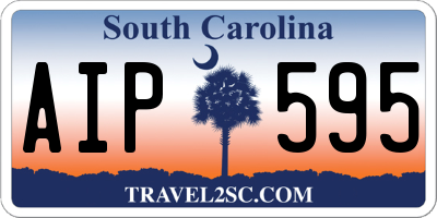 SC license plate AIP595