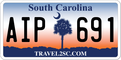 SC license plate AIP691