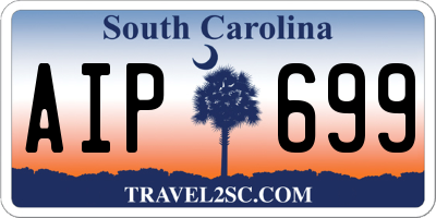 SC license plate AIP699