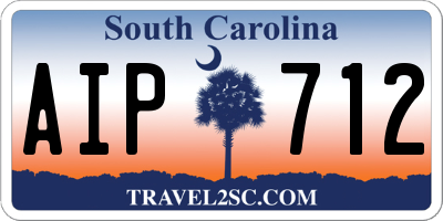 SC license plate AIP712