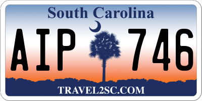 SC license plate AIP746