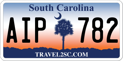 SC license plate AIP782
