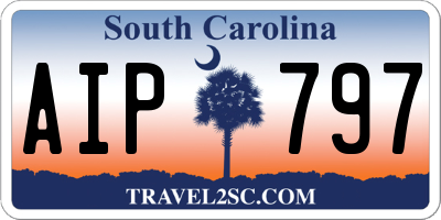 SC license plate AIP797