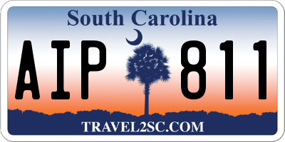 SC license plate AIP811