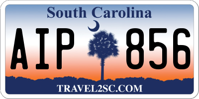 SC license plate AIP856