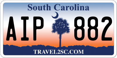 SC license plate AIP882
