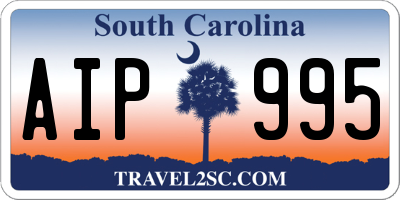 SC license plate AIP995