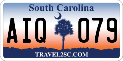 SC license plate AIQ079