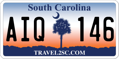 SC license plate AIQ146