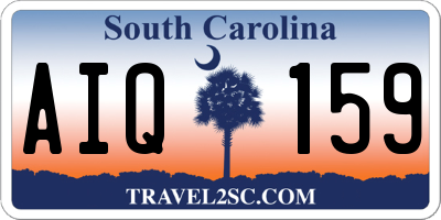 SC license plate AIQ159