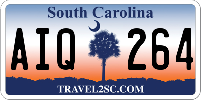 SC license plate AIQ264