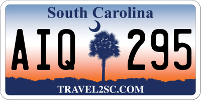 SC license plate AIQ295