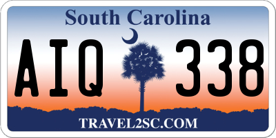 SC license plate AIQ338