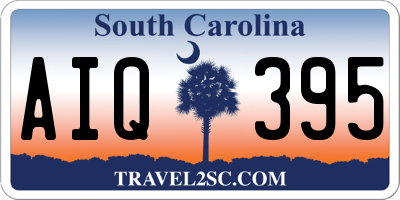SC license plate AIQ395