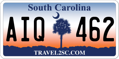 SC license plate AIQ462