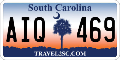 SC license plate AIQ469