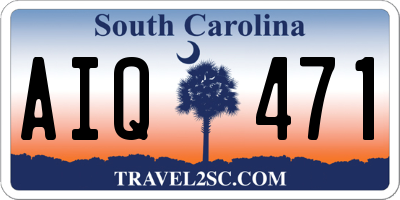 SC license plate AIQ471