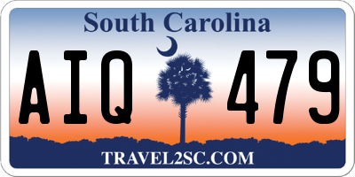 SC license plate AIQ479