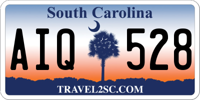 SC license plate AIQ528