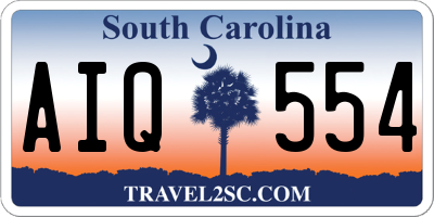 SC license plate AIQ554