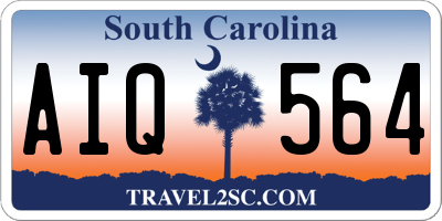 SC license plate AIQ564