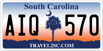 SC license plate AIQ570