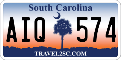 SC license plate AIQ574