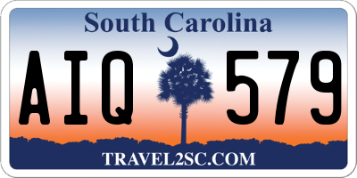 SC license plate AIQ579