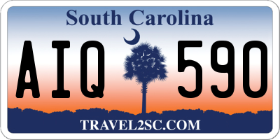 SC license plate AIQ590
