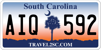 SC license plate AIQ592
