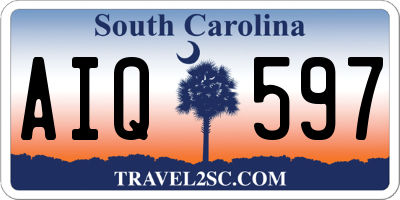 SC license plate AIQ597