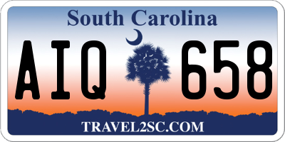 SC license plate AIQ658